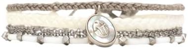 Pura Vida Bracelets Pack Silver Frost Style Pack - 3-Piece Boho B...