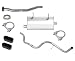 New Muffler Exhaust System Fits For Ford Ranger 98-00 126 Inch Wheel Base ONLY 2.5L 3.0L 4.0L