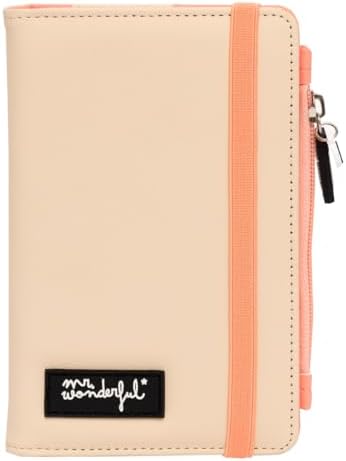 Mr. Wonderful - Passport Holder Orange - Destination: The World -...
