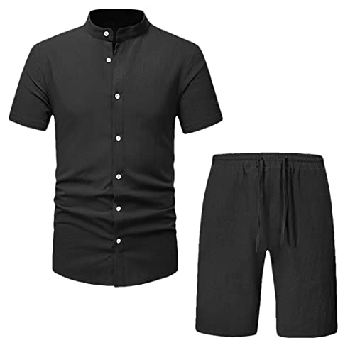 Ensemble hawaien homme noir L idéal pour vos vacances à la plage et soirées d été
