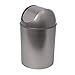 Umbra Mezzo Swing-Top Waste Can, 2.5-Gallon (9 L), Brushed Nickel/Silver