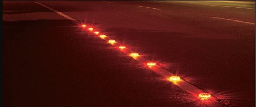 LEDWARNING Mallette de 6 balises Pro de signalisation gyrophare PRO à 16 Leds orange rechargeable Vendeur et stock en FRANCE – vue 5
