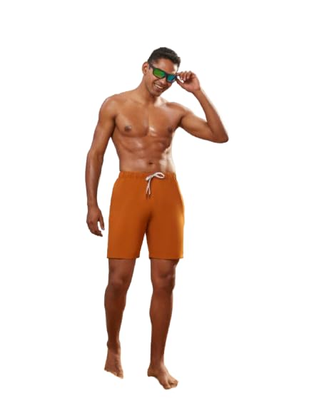 cmge Men's Quick-Dry Swim Shorts – Magic Aqua Print, Relaxed Fit, Ultra-Light, Beach & Pool Ready with Drawstring Waist & Side Pockets-picture-30