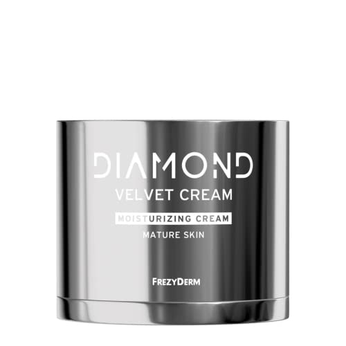 FREZYDERM Diamond Velvet Crema Hidratante - Hidratante Facial de 50ml con Colágeno Marino, Ácido Hialurónico - Crema Facial para Mujer Ideal para Pieles Maduras y Arrugadas - Elasticidad y Firmeza