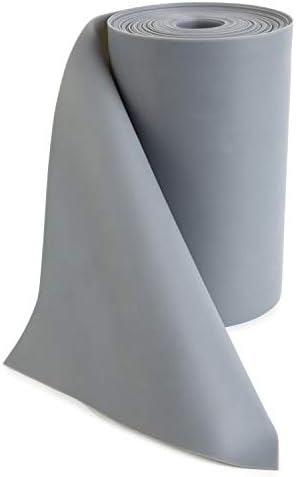 Super Exercise Band Latex Free Resistance Band Material in 8 and 16 Yard Long Bulk Roll Lengths Non-Latex. Home Gym Training for Physical Therapy, Pilates, Yoga, and Stretching Workouts.