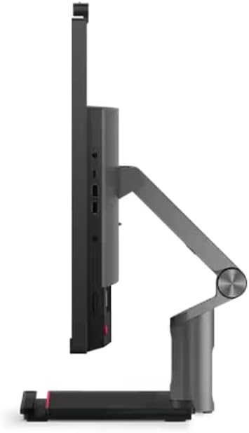Side view of the Lenovo ThinkCentre M90a Pro Gen 4 Business PC, showing the right side with various USB and audio ports.