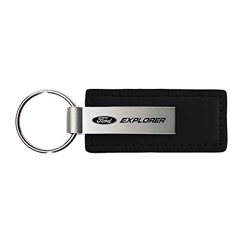 Ford Explorer Black Leather Key Chain #TOP18