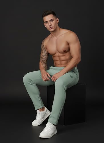 Image of ENDEAVOUR WEAR Men's Warm Fleece Straight Fit Trackpants
