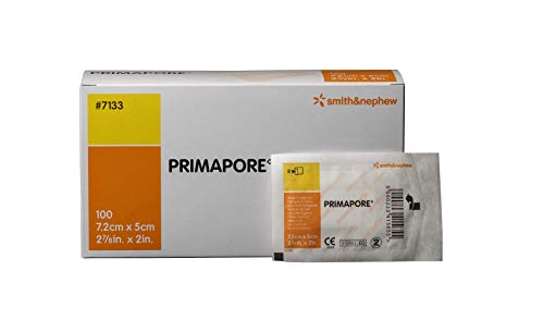 Primapore de la no-tejido bloc de notas 7,0 x Dimensiones de la 5,0 vendajes de compresión 5,2 x 2,5 cm
