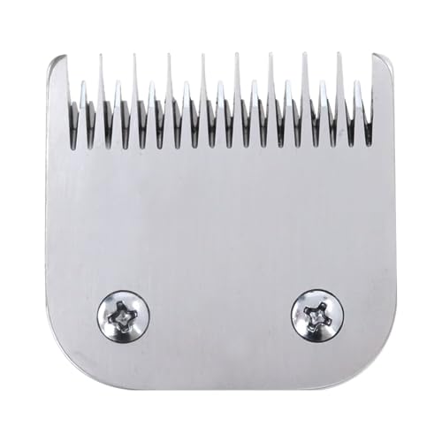 2024 Upgraded 7F Silver Steel Pet Clipper Blade, Detachable Dog Cat Grooming Blades for Andis Oster A5 (3.2mm)