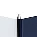 Peleman formally Unibind Thermal Hardcovers Binding Covers for Professional Documents, Journals & Notebooks – No Spiral or Comb Required - Pack of 10 (navy, Spine Capacity 60 Sheets Max)