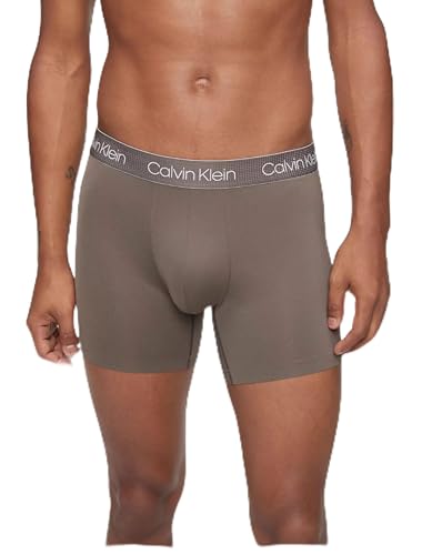 Calvin Klein Men's Underwear Air FX Micro Boxer Brief (US, Alpha, Medium, Regular, Regular, Grey)