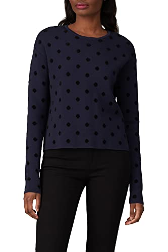 Rent The Runway Pre-Loved Navy Polka Dot Pullover