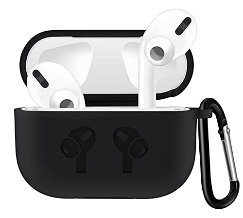 Sounce AirPods Pro Case, Soft Silicone Skin Case Cover Shock-Absorbing Protective Case with Keychain Compatible with…