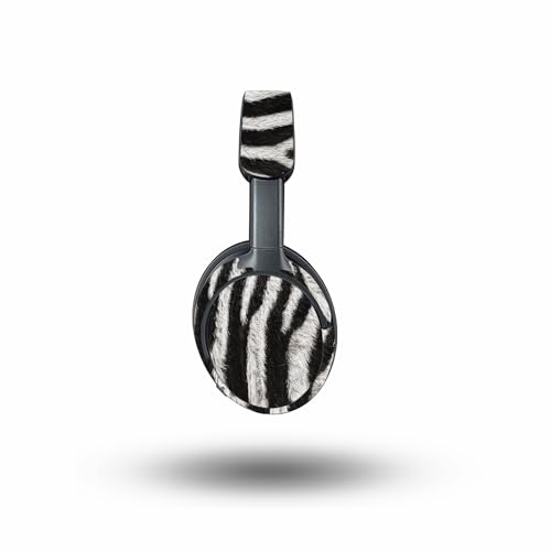 Image of MightySkins Skin Compatible with Bose QuietComfort Ultra - Zebra Closeup | Protective, Durable, and Unique Vinyl Decal wrap Cover | Easy to Apply, Remove, and Change Styles