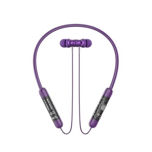 Like Star Hydro Neckband Bluetooth Earphones Upto-40Hr Play time with Bluetooth v5.2 Technology, Advanced Audio Features, HD Voice, Prefect Fit Neck Band (Purple) (B0D7J3Z7KM) Amazon Price History, Amazon Price Tracker