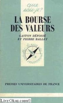 Paperback La bourse des valeurs [French] Book