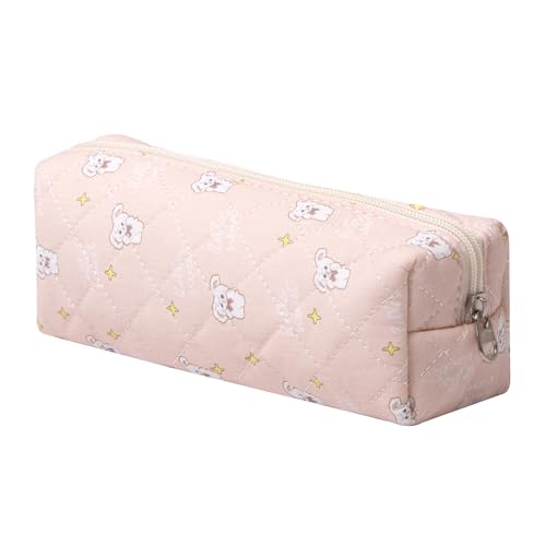 Image of Pencil Case Pen Case Office College School Storage Bag Pouch Holder Box Organizer Makeup Pouch Cosmetic Bag Aesthetic Cute Pencil Case for Girls Boys Kids (X)