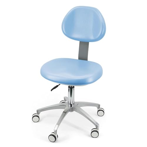 Sedia girevole 360° per assistente dentistico in pelle PU