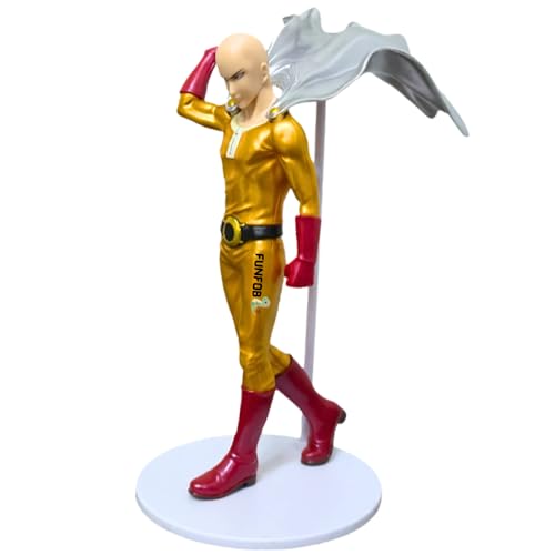 Image of FUNFOB One Punch Man Saitama Action Figure Height -19cmCollectible PVC Multicolour | One Punch -Man