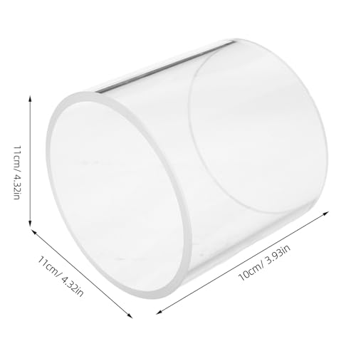 Protection transparente pour cheminée de table et mini foyer rond - 7