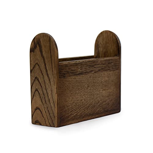 Consdan Napkin Holder, Wooden Napkin Holder, Suitable For Kitchen, Restaurant, Bar, Office, Parties, Home Décor (Soild Oak) #TOP1