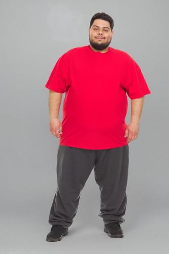 SOCKS'NBULK Men's Cotton Crew Neck Regular T-Shirts Bulk Short Sleeve Lightweight Tees Mix Colors