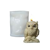 Eulen-Tischornament-Form, Tiermotiv, Seife, Epoxidharz für Schmuckherstellung und Handarbeit