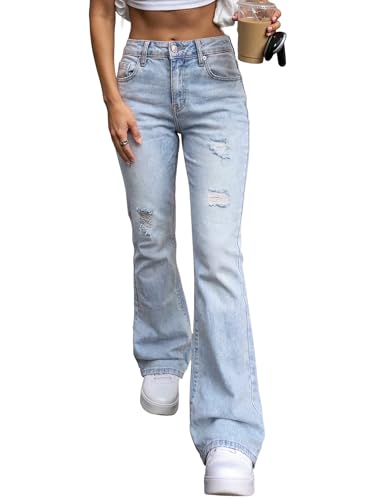 EMMIOL Bell Bottoms Flared Jeans for Women Stretchy High Rised Bootcut 2026 Sexy Denim Pants