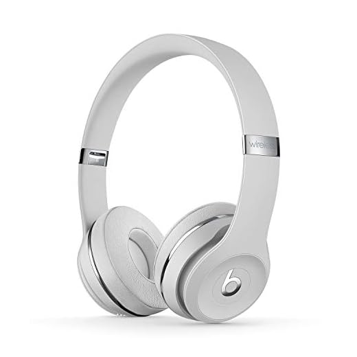 Casque supra-auriculaire Beats Solo3 sans fil - Puce Apple W1 pour casques et écouteurs, Bluetooth classe 1, 40 heures d'écoute - Argent satiné