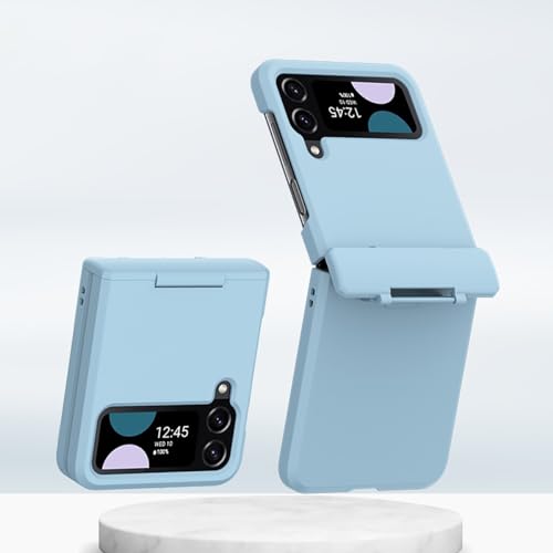 Étui Samsung Z Flip 4 de protection intégrale haute résistance bleu ciel
