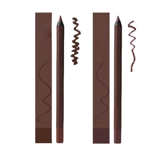 SSKHE - Delineador de ojos de color ciruela (chocolate + ciruela) - Delineador impermeable 24H, anti babura y larga duración, Kajal Eyeliners Fácil de aplicar para principiantes, maquillaje diario y