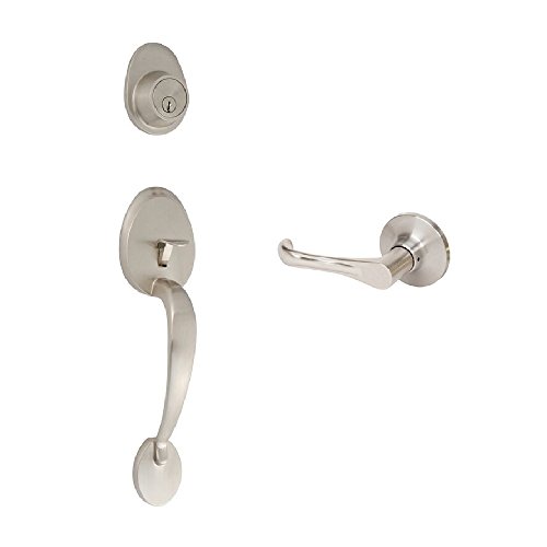 Citiloc 741028 Cornell Active Handleset with Vienna Lever, Satin Nickel