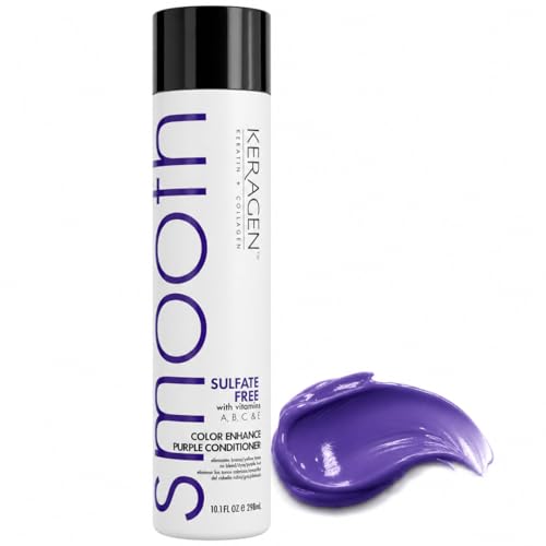 KERAGEN Purple Toning Conditioner Brass Neutralizer for Blonde, Silver & Platinum Hair | 3 - image 1