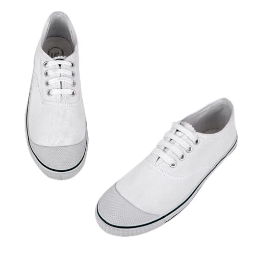 Image of SCHOOL BIRDS Tennis Shoe for Adult Boys and Girls | PT Canvas Uniform School Shoe
