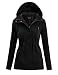 Fashion Boomy Womens Zip Up Military Anorak Jacket W/Hood