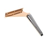 Material: hechas de metal, estas patas de armario de metal son ideales para ambientes húmedos como baños y cocinas, lo que garantiza un uso a largo plazo, patas de mesa de metal resistentes, patas para gabinetes