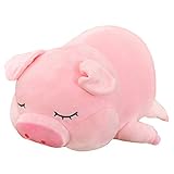 Fat Pig Plush Hugging Pillow, Soft Piggy Stuffed Animal Doll Toy Gifts for Kids Birthday, Valentine,...
