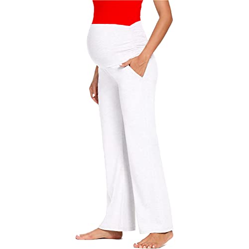 Image of LENAM Women's Relaxed Fit Maternity Pants