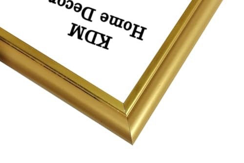 Image of A4 Size Certificate, Document Photo frames set of 2 For Home Decoration, Living Room, Office Decoration, painting & gift in awards frames size (8.2 x 11.6 inch)Golden color curve design