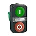 Produktbild Doppeldrucktaster Schneider Electric ZB5AW7A3741, Kunststoff mit zwei Befehlsstellen mit PIL