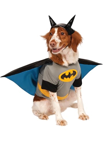 Rubie‘s Official DC Batman-Kostüm für große Hunde, Größe XXL, Hals bis Schwanz 91,5 cm, Brust 81 cm Karneval