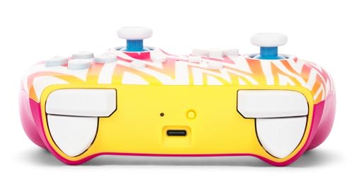 Image of PowerA Enhanced Wireless Controller - Nintendo Switch /Switch Lite /Switch-OLED Model, Nintendo Switch 2, Pikachu Vibrant, Gamepad, Bluetooth, Advanced Gaming Buttons, officially licensed