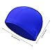 Swim Caps for Women Men High Elasticity Swimming Caps omfortable Swim Hats Keeps Hair Clean Breathable Fit Both Long Hair Short Hair(Blue)