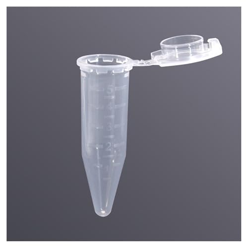 Tube à centrifuger MCT-001-500-SC-S 5 ml à bouchon pression - Lot de 100 pcs