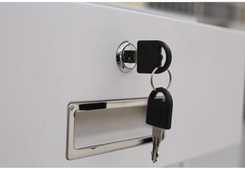 Metal File Cabinet with Lock for Home Office Storage Waterproof File Storage Box Secure Storage Solution for Documents and Supplies-E-44 * 39 * 65cm