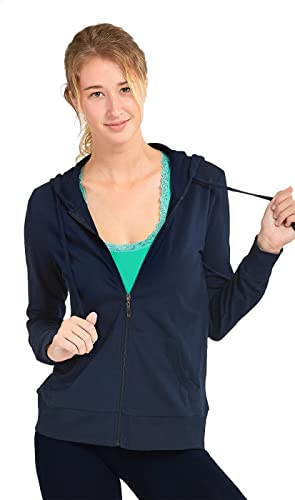 Image of Women's Zipper Sweatshirt Hoodies with Pocket Winter Collection Comfort Soild Hoodie for Women