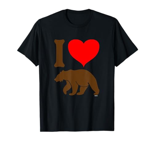 I Love BEARS, I Heart Bears, Camiseta LGBT Camiseta