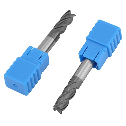 5 stücke Wolframkarbid 4 Flöte Zylinderschaft Vierkantschaftfräser CNC Fräswerkzeuge 6mm Durchmesser x 50mm Länge