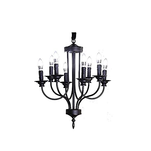 Plafonnier salle et restaurants style bougie vintage E14
